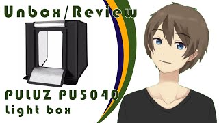 UnboxingReview PULUZ PU5040 Light Box [upl. by Esinehc675]