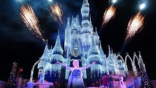 Frozen LIVE  A Frozen Holiday Wish  Walt Disney World Magic Kingdom [upl. by Asilana874]