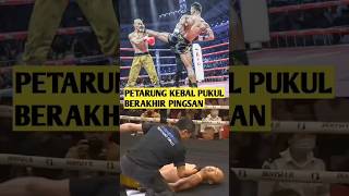 Akibat Terlalu Meremehkan Lawan Petarung Kebal Pukul Ini Berakhir Tertidurboxingshorts [upl. by Nohsar]