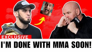 Islam Makhachev RETIRING SOON Shocking Update Revealed [upl. by Aynatal572]