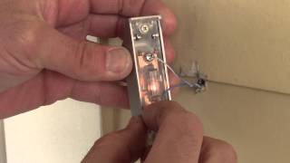 Doorbell Button How to replace and install [upl. by Esylla]