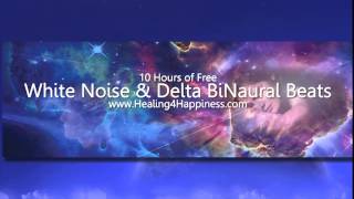 White Noise amp Delta BiNaural Beats the Ultimate Sleep Lullaby BiNaural Beats for Sleep [upl. by Saphra]