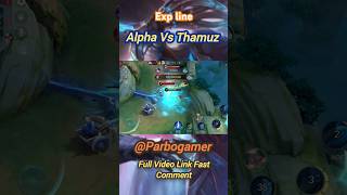 Alpha Mlbb gameplay 14 kill shorts gameplay parbogamer [upl. by Oilalue]