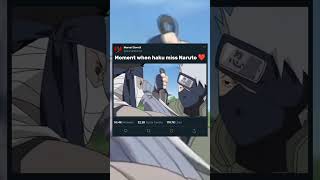 Haku miss Naruto ❤️anime animeedit naruto kakashi shorts short [upl. by Elmina]