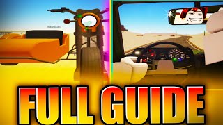 HOW TO GET MOTORCYCLE GARAGE SHOWCASE In A DUSTY TRIP Roblox [upl. by Annatnas]