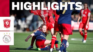 Cup Game in Enschede 🏆  Highlights FC Twente Vrouwen  Ajax Vrouwen  KNVB Beker [upl. by Rehpinej]