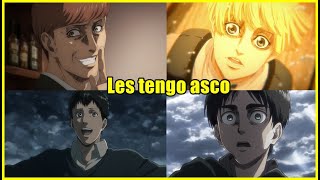 LOS PERSONAJES QUE ODIO DE SHINGEKI NO KYOJIN [upl. by Llamaj]