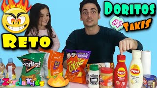 Takis contra Doritos que salsa quedara mejor Reto picante [upl. by Geffner]