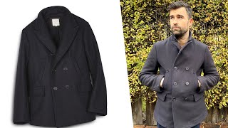 Navy Peacoat Review  The Billy Reid Bond Coat from Skyfall [upl. by Ahterod79]