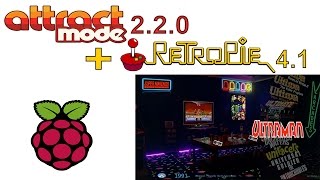 Retropie 41  Attract Mode 220  Awesomeness [upl. by Aynotahs]