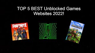 TOP 5 BEST Unblocked Games Websites [upl. by Namie]