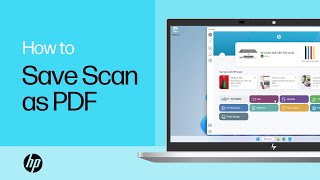 How to save a scan from an HP printer as a single or multipage PDF  HP Printers  HP Support [upl. by Attenna182]