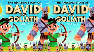 David and Goliath 🏆  Bible Story for Kids  Courage and Faith [upl. by Xerxes432]