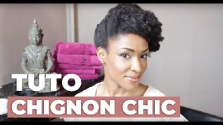 Comment faire un chignon Chic en 5 min Chrono avec Beautiful Naturelle [upl. by Pepito499]