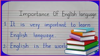 Importance of English language essay  importance of English language  English language importance [upl. by Sammie558]