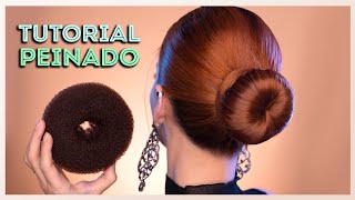 Tutorial de PEINADO CON DONA [upl. by Htebilil443]