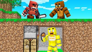 Five Nights At Freddys Manhunt In Minecraft [upl. by Eceinahs]