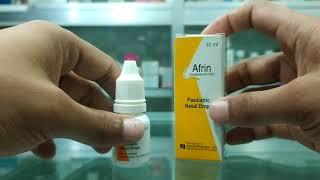 Afrin Nasal Drops । Afrin Drops এর কাজ কি। Afrin Drops ব্যবহারের নিয়ম। Afrin Drops Bangla [upl. by Adnole]