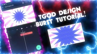 Alight MotionTgod Design Burst Tutorial [upl. by Gervase183]