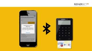 MobileBanking mit tanJack Bluetooth und REINER SCT OnlineBanking App iOS [upl. by Warrin]