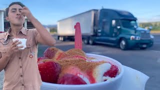 🍓En Irapuato Guanajuato Probando las MEJORES FRESAS con Crema del PAIS [upl. by Adnulahs]