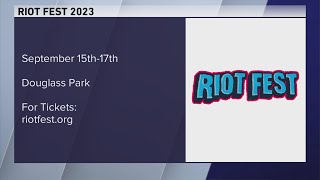 Riot Fest 2023 lineup announced [upl. by Applegate760]