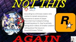 Genshin Censorship Chinese players videos deleted [upl. by Aiahc]