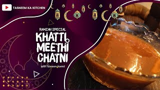 Imli Ki Chatni  Tasneem Ka Kitchen  How to Make [upl. by Limemann434]