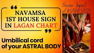 NAVAMSA 1ST HOUSE SIGN IN LAGAN CHART  Precise Impact of MARRIAGE [upl. by Tedd]