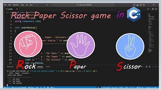 Rock Paper Scissor game in cpp programming game trending coding [upl. by Elva]