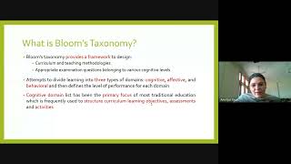 Blooms Taxonomy By Dr Sanjeev Sofat [upl. by Nahguav]