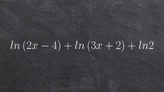 simplifying logarithmic expressions [upl. by Aryhs]