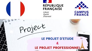 Quel est votre projet détude et votre projet professionnel  ENTRETIEN CAMPUS FRANCE fr [upl. by Ahtanaram811]