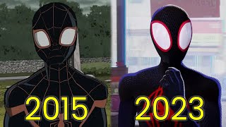 Evolution of Miles Morales SpiderMan in Movies amp TV 20152023 [upl. by Navada447]