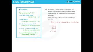 Easy Guide to Basics of Percentages in 5 Mins  GCSE amp IGCSE Math [upl. by Nele341]