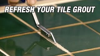 Refresh Your Tile Grout [upl. by Ahsimaj]