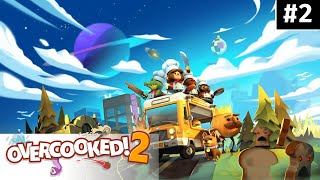 Overcooked 2  World 2  Full Gameplay [upl. by Iveel121]