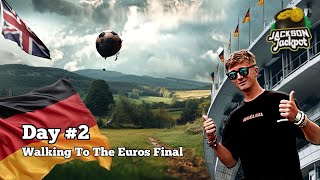 Day 2  Walking from London to the Euros final [upl. by Ender161]