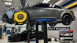 AllNew ACT 6 Pad Sprung Race Clutch Installation  2024 DE5 Acura Integra TypeS E8 [upl. by Mackenie959]