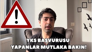 DİKKAT YKS İçin Ek Puan Ve Süre Başvurusu Hakkında Bilgi [upl. by Euginimod]