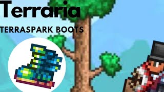 Terraria crafting Terraspark Boots finally [upl. by Ephrayim]