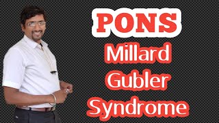 PONS  part 5 applied anatomy Millard Gubler syndrome [upl. by Favin]