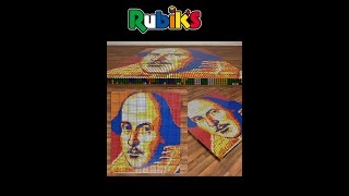 Shakespeare Week  William Shakespeare Rubiks Cube Mosaic [upl. by Ycrem]