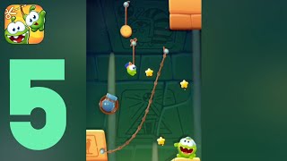 Cut the Rope 3  Gameplay Walkthrough Part 05  Pyramids Cave [upl. by Aineval923]