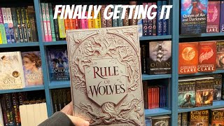 RULE OF WOLVES BOOK SHOPPING [upl. by Ennoirb]