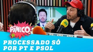 quotHoje eu sou processado politicamente só por PT e PSOLquot diz Danilo Gentili [upl. by Hsirk]