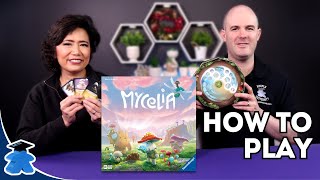 Mycelia  How to Play Basic and Advance Rules and Icons Explanation Included A 🍄Race Puzzle [upl. by Sarette]