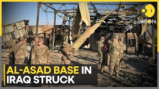 Missiles struck US controlled Al Asad base in Iraq  WION News [upl. by Tra]