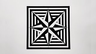 Geometrical Illusion art  Anamorphic Illusion [upl. by Nreval]