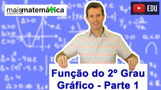 Função do Segundo Grau Função Quadrática Gráfico Parábola Aula 5 de 9 [upl. by Pebrook]